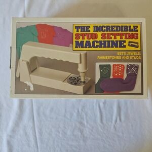 Vintage The Incredible‎ Stud Setting Machine